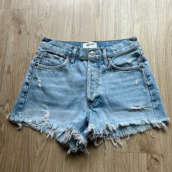 Agolde Pants - Agolde Parker Denim Shorts Size 24